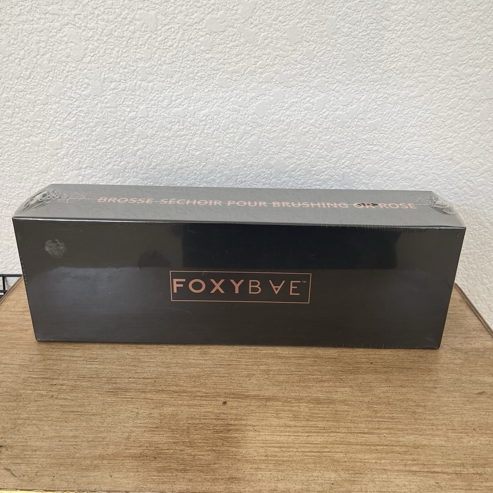FoxyBae Rose Gold Blowout Dryer Brush Professional Salon Grade All-In-One Sealed
